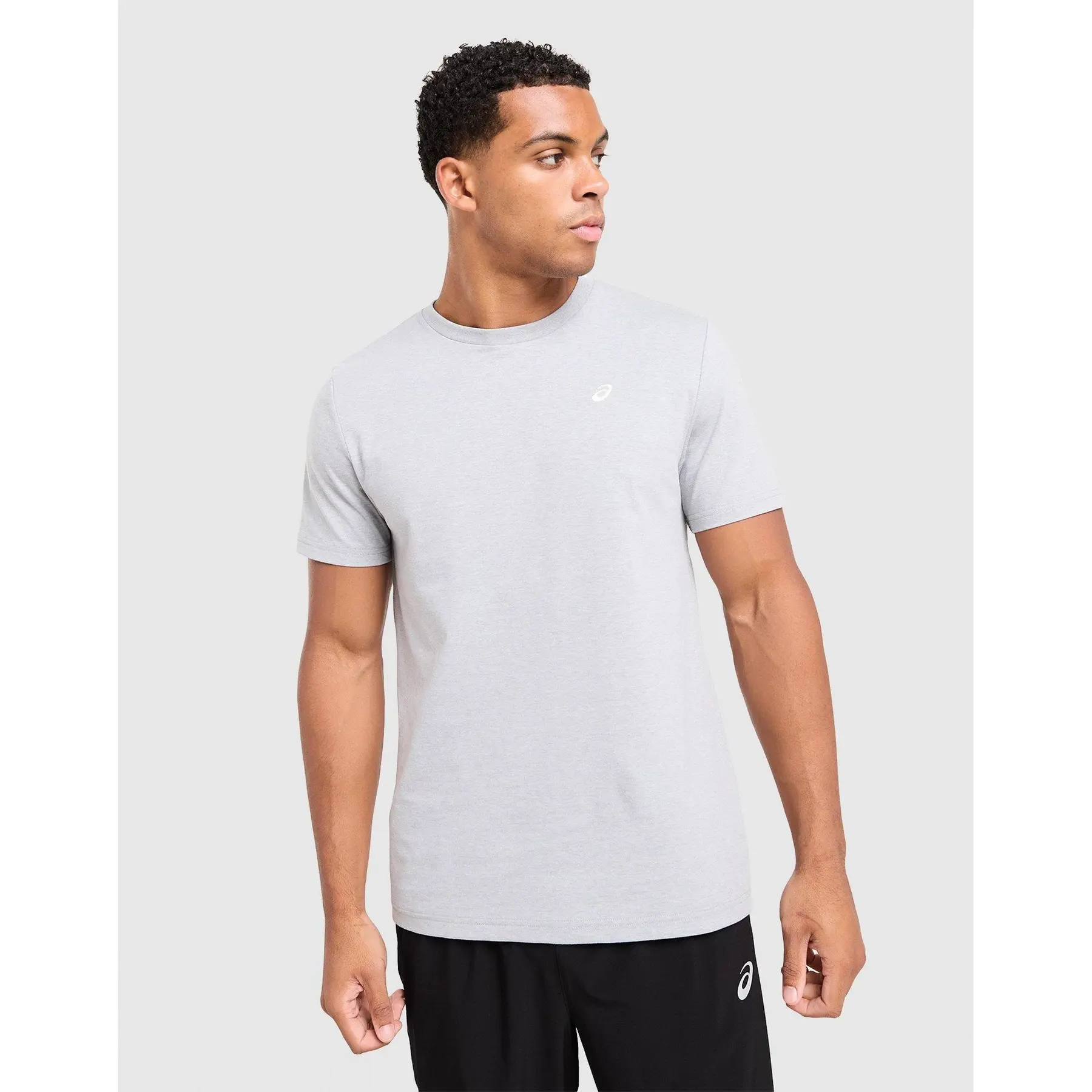 T-shirt met borduring Asics Spiral